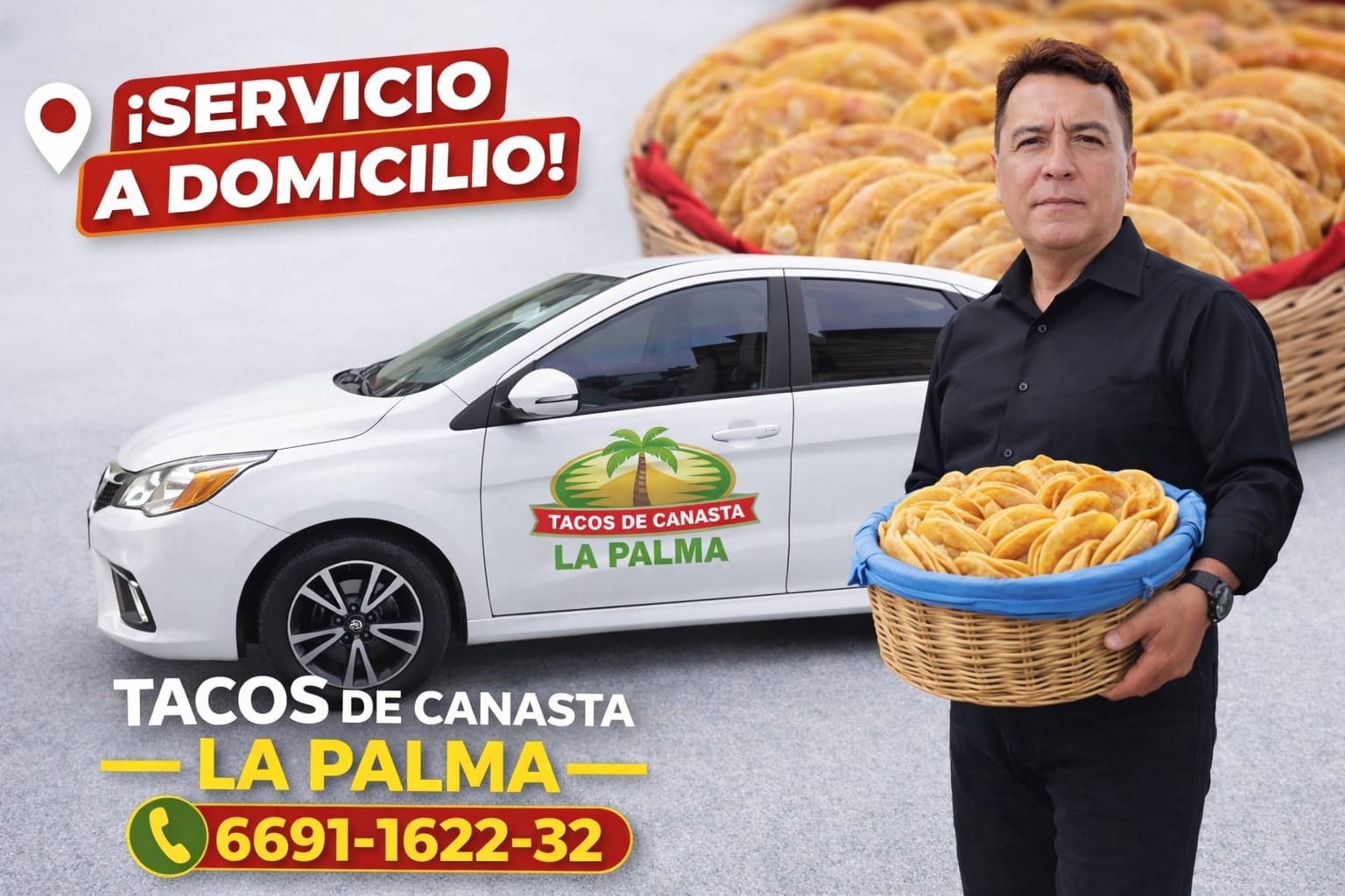 Tacos de canasta la palma